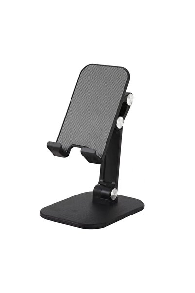 Choice حامل هاتف مكتبي أسود يمكن رفعه وخفضه بحرية، قابل للتعديل في الارتفاع، ...