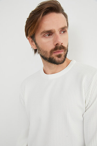 Fulla Moda Basic Bisiklet Yaka Örgü Triko Kazak