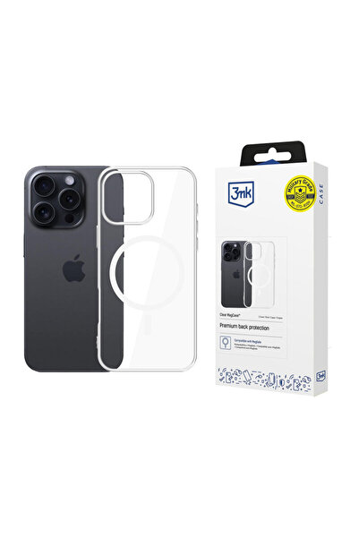 3MK Carcasă transparentă MagCarcasă pentru iPhone 16 Pro Max, transparentă