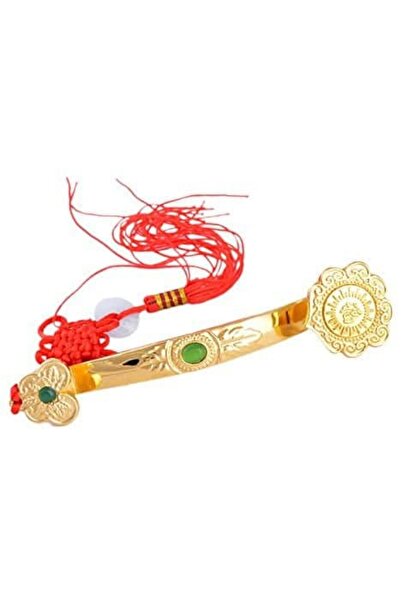 Feng Shui Ru Yi auriu cu nod mistic din metal