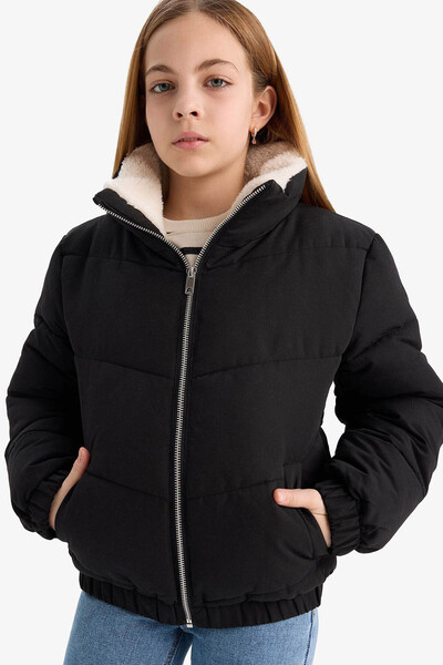 DeFacto Black Girl's Coat C5390A8/Bk27