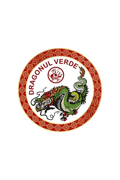 Feng Shui Abtibild sticker cu Dragonul Verde - cele 4 animale celeste - mic