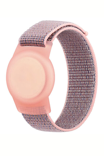 PSGT AirTag Çocuklar için Bileklik Naylon Kayış Aksesuarları GPS Iz Tutucu sa...