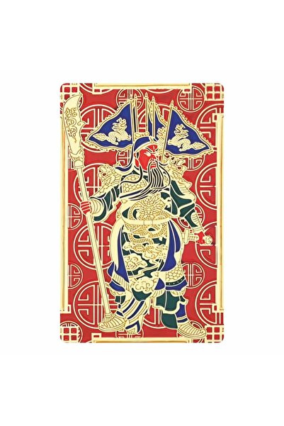 Feng Shui Card de protectie impotriva tradarii cu Kuan Kung