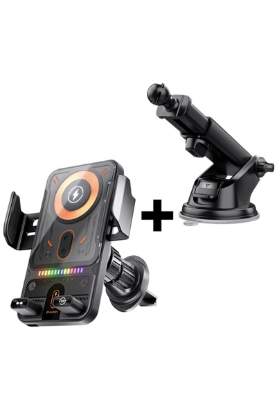 Choice مع قاعدة شفط 15 وات لشاحن السيارة اللاسلكي العالمي، مستشعر تلقائي، كهر...