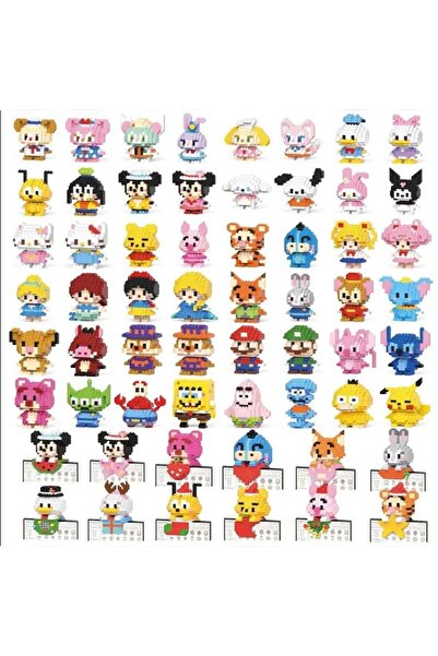Çılgıntrend Colorful Mini 3D Puzzle Character Figure – Single (1 Piece)