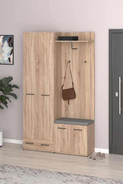 Genel Markalar Sonomo Portmanto Vestiyer Askılık Puzzle, Aynalı, Ayakkabılık,...