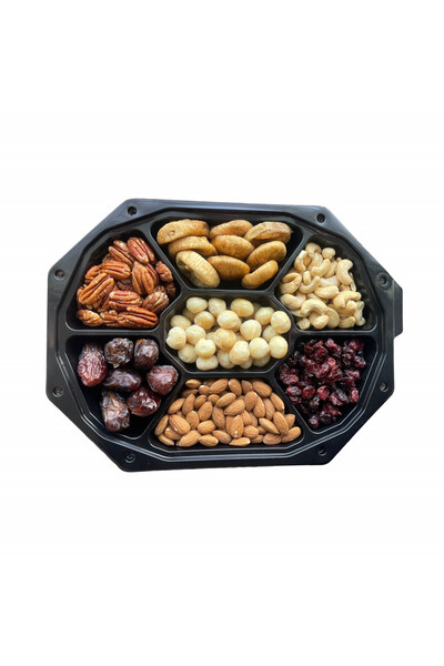 OEM Πιατέλα "Napoleon" 7 διαμερίσματα αποξηραμένα φρούτα και ξηροί καρποί 100...