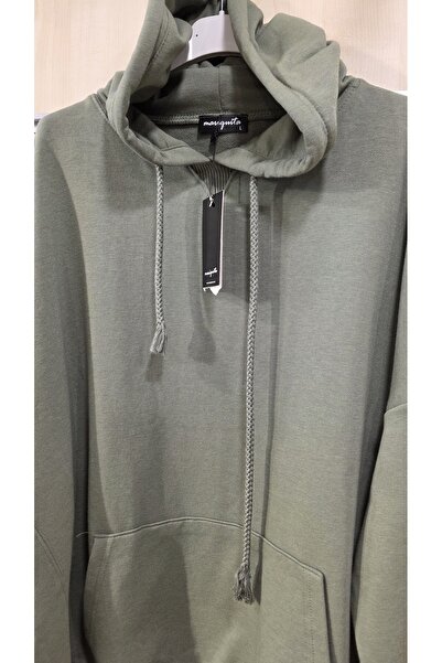 trendbysena Βαμβακερό γυναικείο φούτερ με κουκούλα με λεπτομέρεια τσέπης καγκουρό