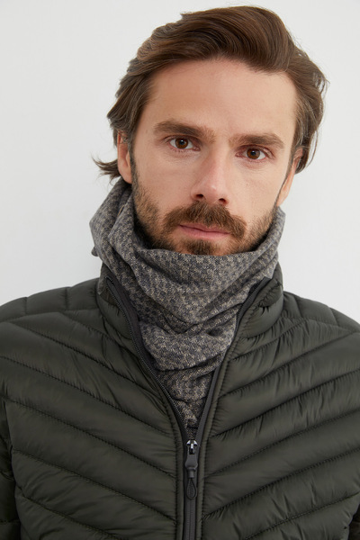 Fulla Moda Zippered Puffer Jacket