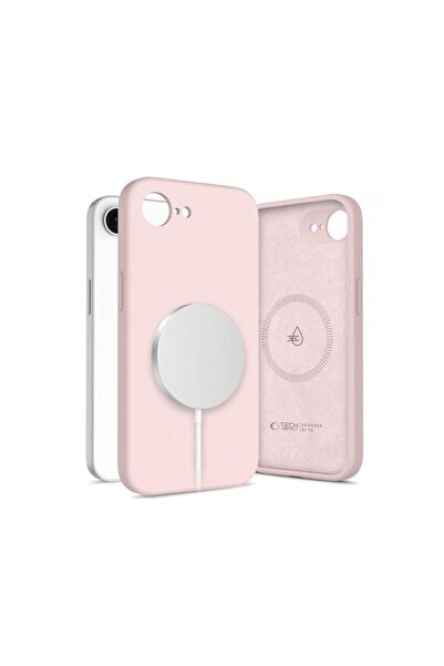 Tech-Protect Θήκη MagSafe για Apple iPhone 16e Liquid Silicone Ροζ