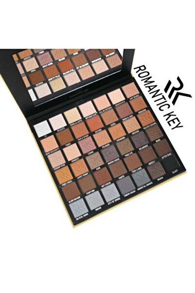 ROMANTIC KEY لوحة ألوان نود - 42 لونًا طبيعيًا ومحايدًا من رومانتيك كيه