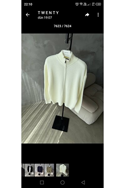 Q45collection Oversize Erkek Triko Feumarli Ceket