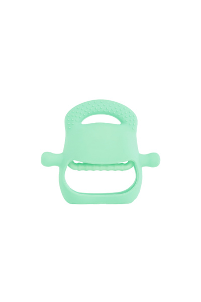 BYKOPUZ Light Green Baby Silicone Teether