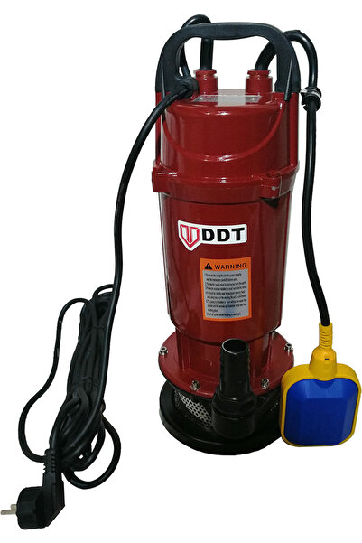 DDT Pompă submersibilă cu plutitor, DDT, QDX20, 550 W, Roșu/Negru