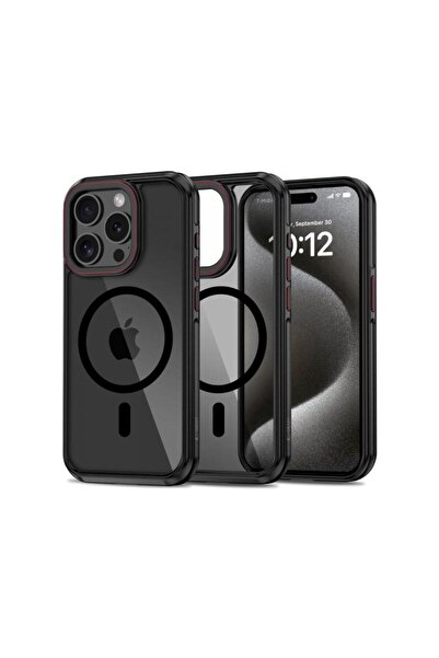 Tech-Protect Husa MagSafe pentru Apple iPhone 15 Pro Maghybrid Neagra