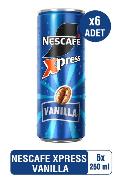 Nescafe NESCAFÉ XPRESS Vanilla Soğuk Kahve 250ml x6
