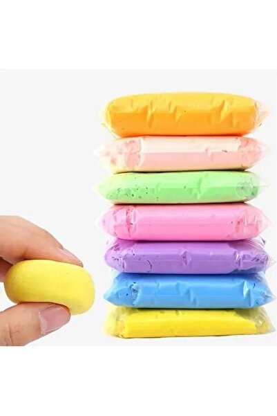 leo butik Oyun Hamuru Hava ile Kuruyan Modelleme Kili Eğlenceli Pofuduk Hamur...