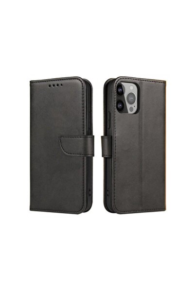 OEM Husa pentru Samsung Galaxy A14 A145 / A14 5G A146 Smart Magnetic Flip Neagra