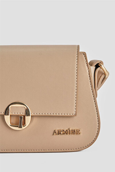 Armine 329 Mink Skin Women's Shoulder Bag - 329 Mink