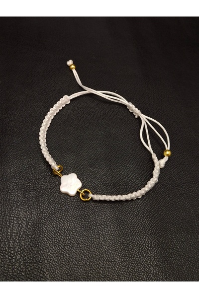 Han Ticarethane Star Model Natural Stone Macrame Bracelet
