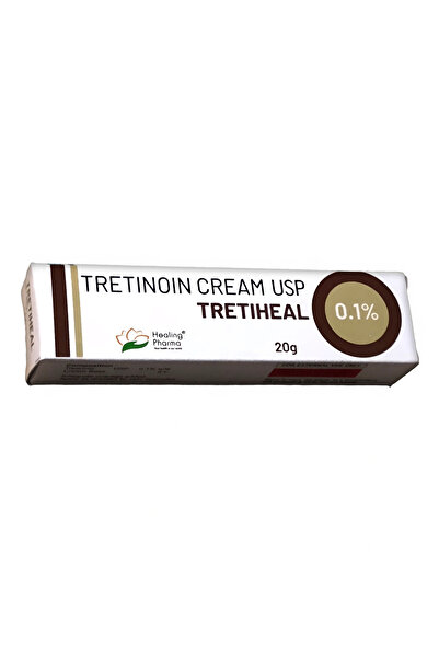 Healing Pharma Crema Tretinoin 0.1% 20g, Anti-Acnee, Anti-Riduri,