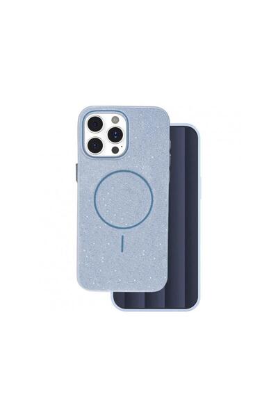 OEM Husa MagSafe pentru Apple iPhone 16 Pro Max Glitter Thin Mag Albastra