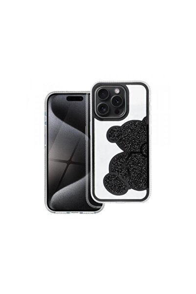 OEM Husa pentru Apple iPhone 11 Teddy Bear Neagra