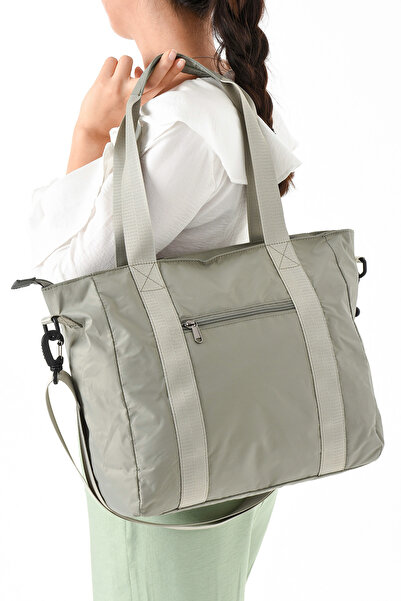 Sanmorris 6008 Women's Parachute Fabric Water-Resistant Cross-Body Tote Bag