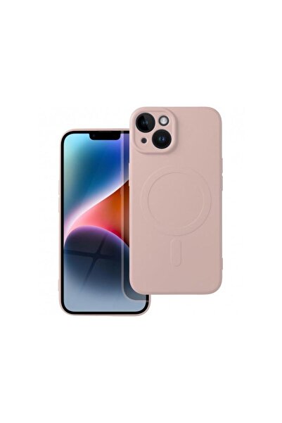 OEM Husa MagSafe pentru Apple iPhone 14 Silicone Mag Roz