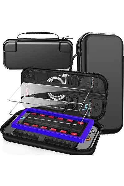 Generic ravel Carrying Case for Nintendo Switch 2 2025, Large Volume Accessories Bundle Holder