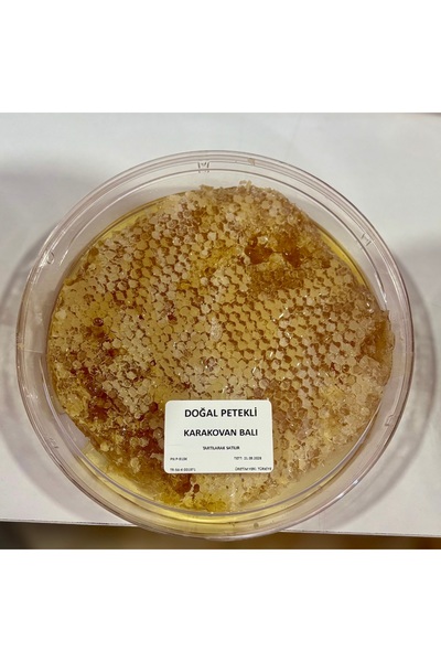 yöresel Petekli Karakovan Balı 1250 GR-Hakiki Bal