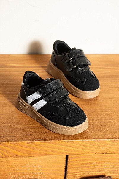 AlbiShoes Unisex Erkek - Kız - Çocuk Bebek Işıklı Cırtlı Okul Ayakkabısı Sneaker Çocuk Spor Ayakkabı