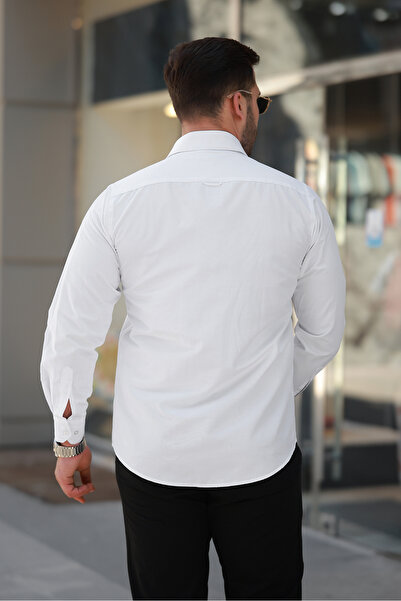 VELNO White Poplin Shirt-Velno