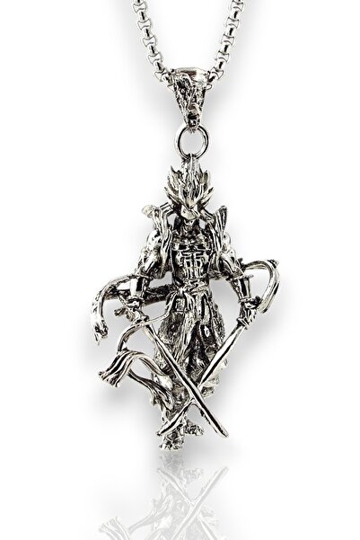 Solfera Son Goku Dragon Ball Anime Çelik Erkek Kolye Q0998