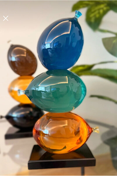 Genel Markalar Şeffaf üçlü balon dekoratif obje