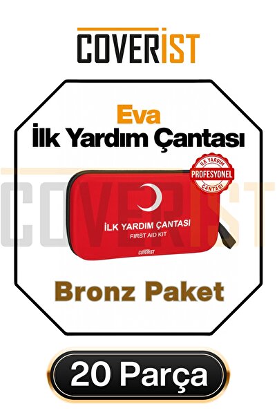 COVERİST Eva İlk Yardım Çantası Acil Durum ve İlk Yardım Seti - Bronz Paket