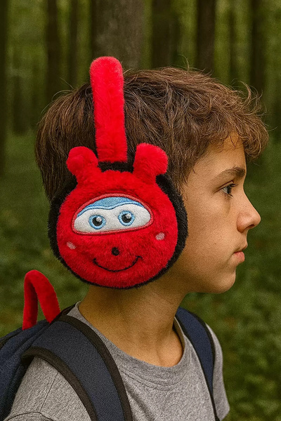 MODA Sevimli Karikatür Figürlü Peluş Kulaklık