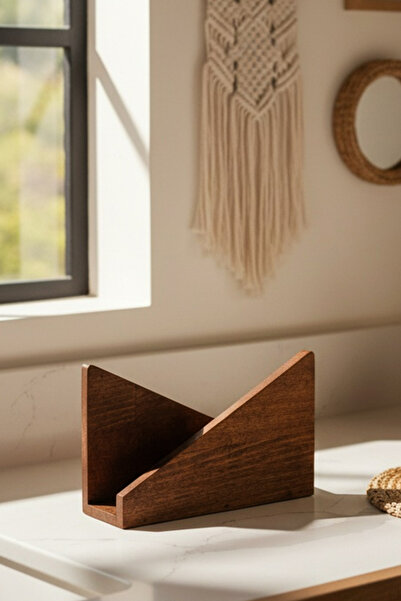 WEYNE Weyra - Wooden Tabletop Napkin Holder