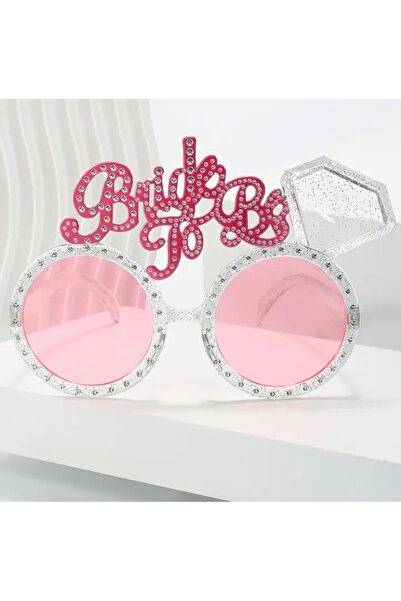 Çemrek Süs Parti Bride Glasses Beride to Be Glasses 1 Piece Bride Glasses