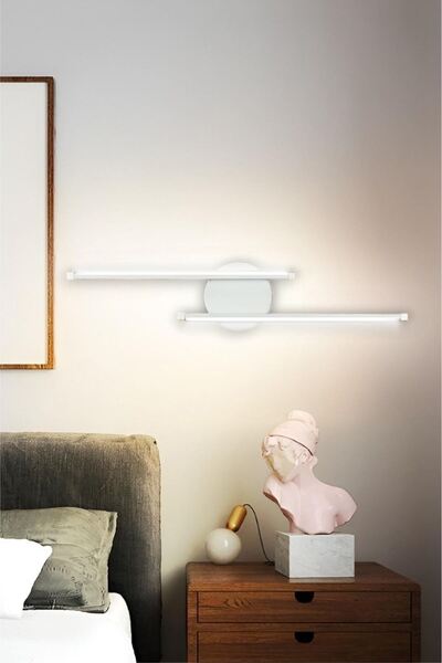 Luzarana Sare Wall Sconce Modern Design White Color - Daylight Led Bathroom -...