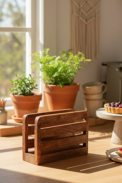 WEYNE Solven - Wooden Tabletop Napkin Holder