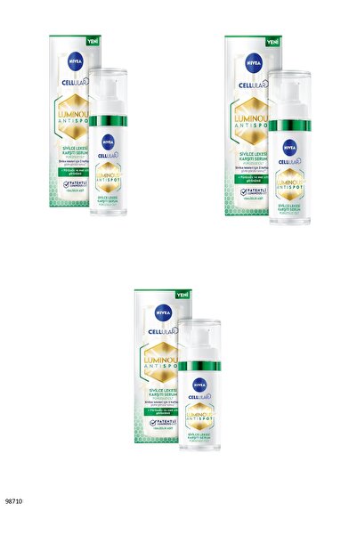 NIVEA 98710 Luminous630 Anti-Blemish Serum 3 Pieces