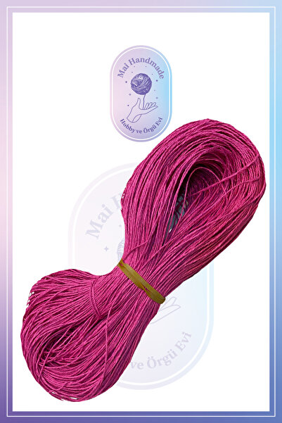 Mai Handmade Hobby ve Örgü Evi Doğal Kağıt İp 300-350 Gr Yaklaşık 300-350 Met...