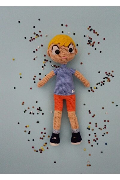 S&k Collection Metee Bebek Amigurumi Örgü Oyuncak Peluş