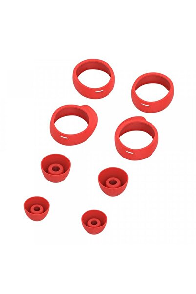 PadForce Set de pernițe din silicon pentru căști Samsung Galaxy Buds/2/Plus (SM - R170/SM - R175) - 8 buc, Roșu