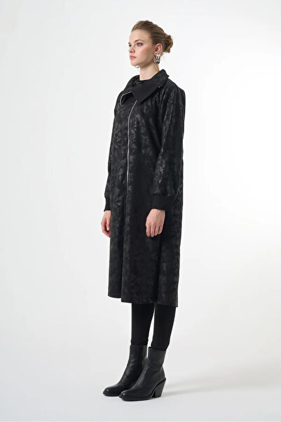 MissWhence Zipper Detailed Cap Black 36400