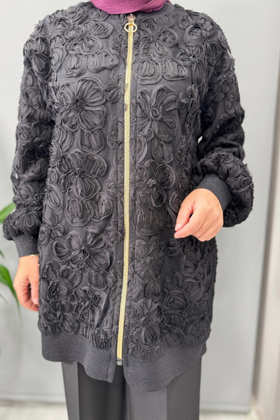 Ghisa Rose Detailed Cap Black 26Kgsckt3206