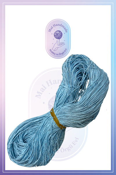 Mai Handmade Hobby ve Örgü Evi Doğal Kağıt İp 300-350 Gr Yaklaşık 300-350 Met...