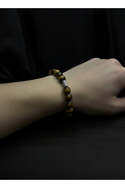 Hac AVM سبحة حجر عين النمر - مُعزز للثقة بالنفس ومُوازن للطاقة